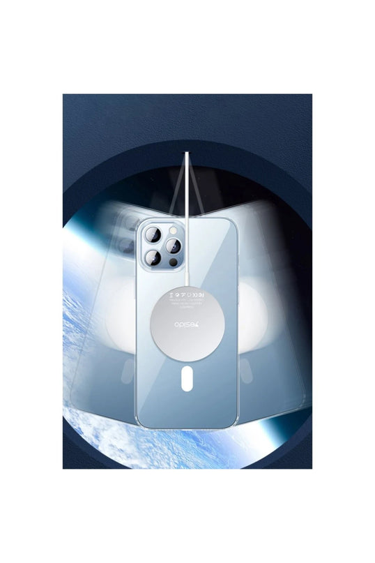iPhone 14 Pro Max PC03 Ace Şeffaf Magsafe Kapak Kılıf 3