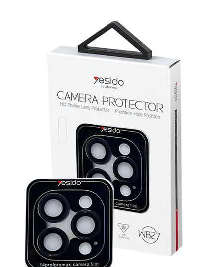 iPhone 14 Pro Max WB27 Metal Kamera Lens - Siyah