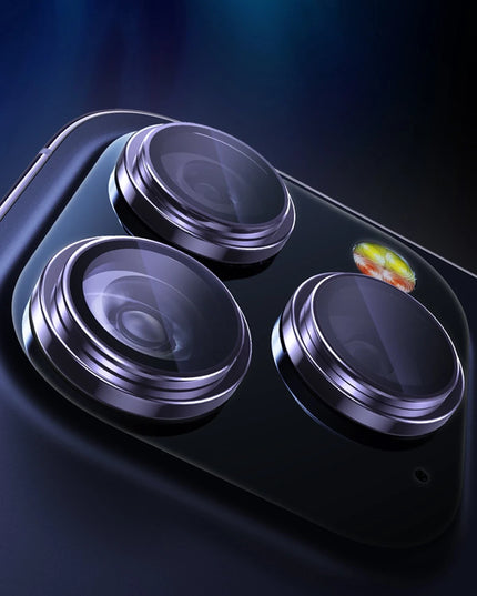 iPhone 14 Pro Max WB27 Metal Kamera Lens - Siyah 3