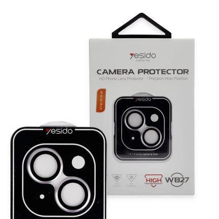 iPhone 14 WB27 Metal Kamera Lens - Lila