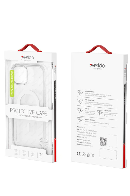 iPhone 16 Plus PC03 Ace Şeffaf Magsafe Kapak Kılıf 3