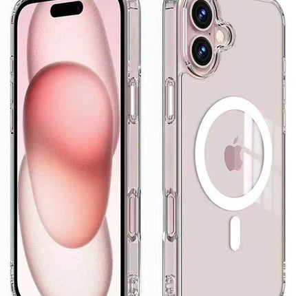 iPhone 16 Plus PC03 Ace Şeffaf Magsafe Kapak Kılıf