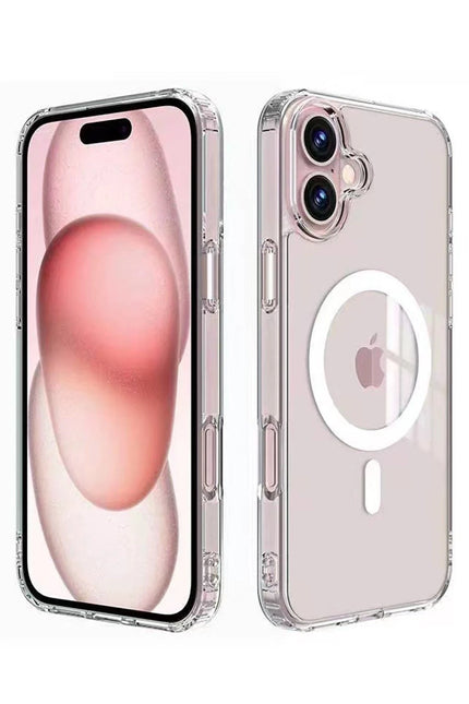 iPhone 16 Plus PC03 Ace Şeffaf Magsafe Kapak Kılıf