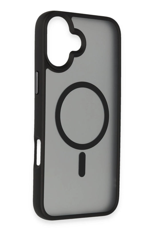 iPhone 16 Plus PC06 Tower Magsafe Kapak Kılıf - Siyah 2