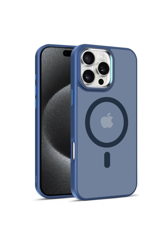 iPhone 16 Pro Max PC13 Tazz Magsafe Kapak Kılıf - Lacivert 2