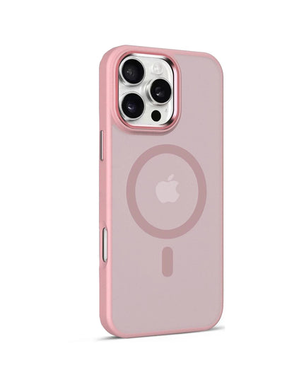 iPhone 16 Pro Max PC13 Tazz Magsafe Kapak Kılıf - Pembe