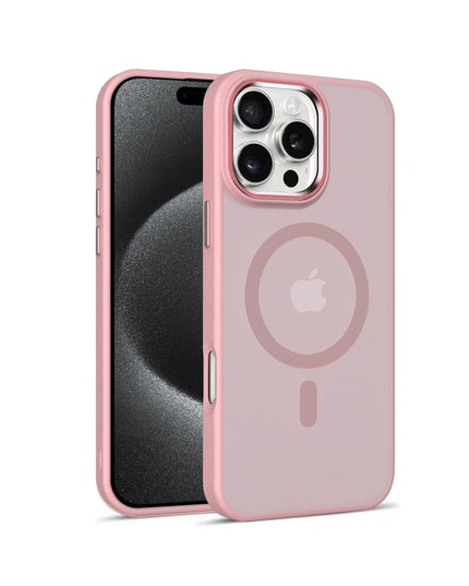 iPhone 16 Pro Max PC13 Tazz Magsafe Kapak Kılıf - Pembe 2