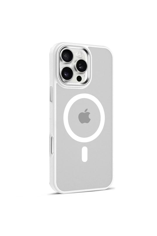 iPhone 16 Pro Max PC13 Tazz Magsafe Kapak Kılıf - Şeffaf