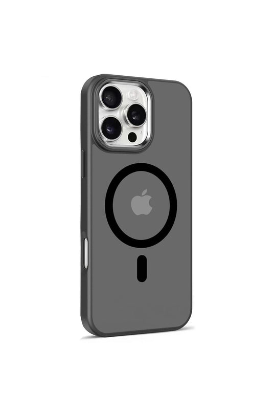 iPhone 16 Pro Max PC13 Tazz Magsafe Kapak Kılıf - Siyah