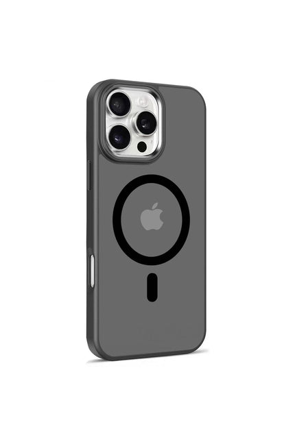 iPhone 16 Pro Max PC13 Tazz Magsafe Kapak Kılıf - Siyah