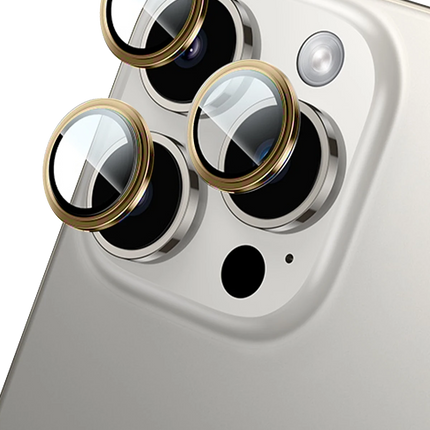 iPhone 16 Pro Max WB52 Metal Kamera Lens - Çöl Titanyum