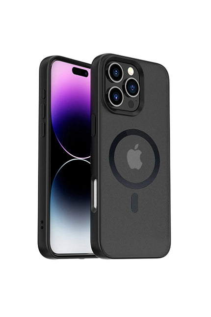 iPhone 16 Pro PC06 Tower Magsafe Kapak Kılıf - Siyah