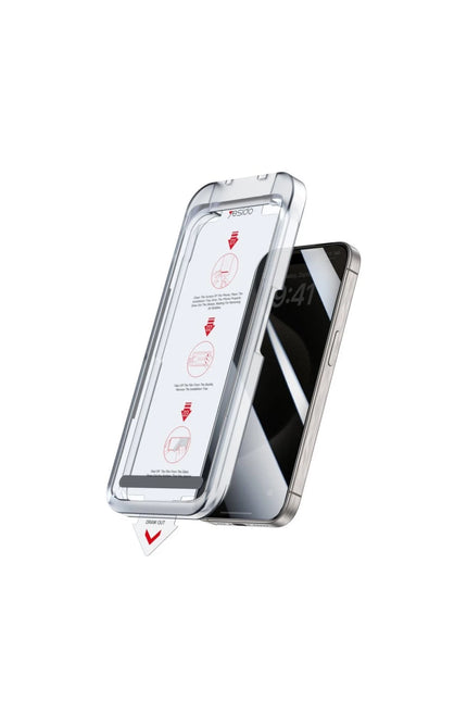 iPhone 16 Pro TG18 AutoKit Hayalet Cam Ekran Koruyucu