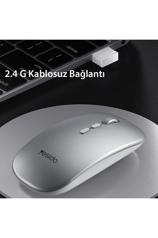 KB15 2.4G Ergonomik Kablosuz Mouse 4