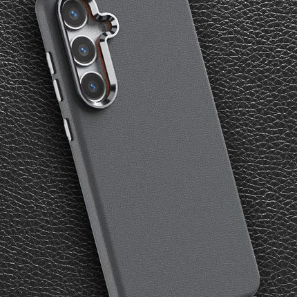 Samsung Galaxy S24 PC09 Elegance Deri Magsafe Kapak Kılıf - Lacivert 2