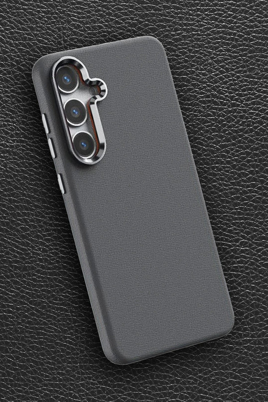 Samsung Galaxy S24 PC09 Elegance Deri Magsafe Kapak Kılıf - Taba 2