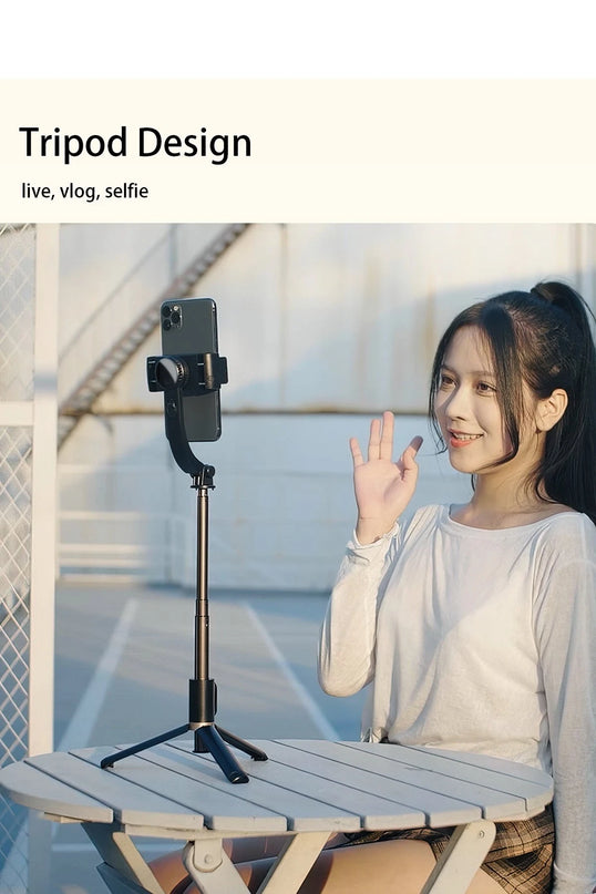 SF14 360 Derece Bluetooth 5.0 Kontrollü 75cm Selfie Gimbal 3