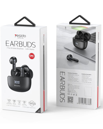 TWS19 Aktif Gürültü Engelleyici Özellikli Dijital Şarj Göstergeli BT 5.3 Kablosuz Airpods Kulaklık 3
