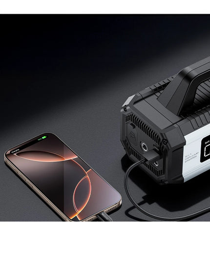 VC13 Dijital Göstergeli 10.000 mAh Bataryalı Led Acil Durum Fenerli Akü Takviye Özellikli Kablosuz Hava Kompresörü 5