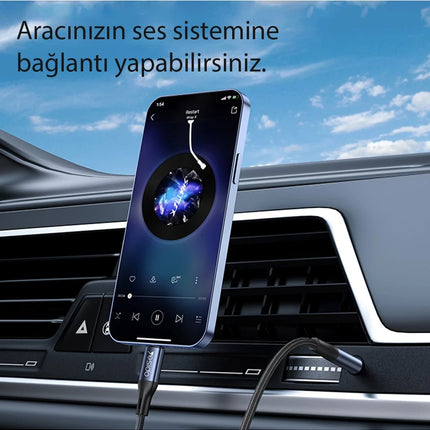 YAU35 Lightning to Aux Kablo 1M 5