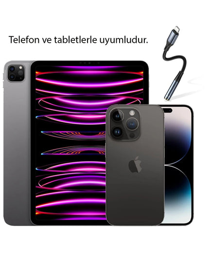 YAU37 Lightning to Aux Dönüştürücü 8