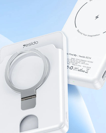 YP73 Konum Takip Özellikli 5.000 mAh Kablosuz Magsafe Powerbank 4