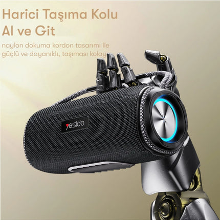 YSW11 El Fenerli Kablosuz Hoparlör 12