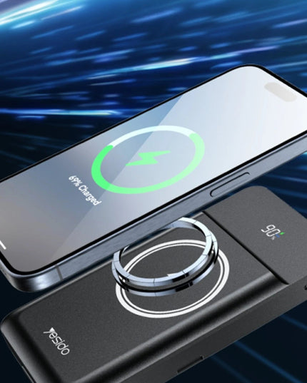 YP69 10.000 mAh Led Göstergeli Çok Fonksiyonlu 20W PD Kablosuz Magsafe Powerbank 2