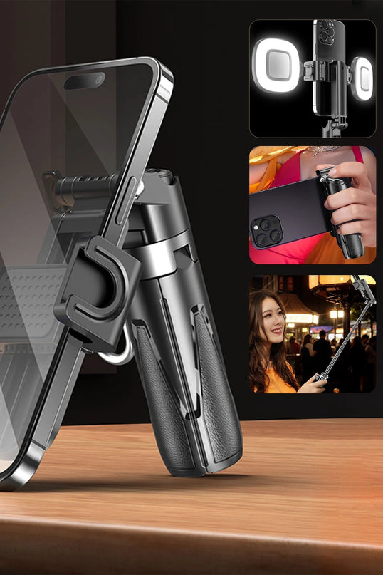 ZP33 360 Derece Ayarlanabilir Açılı BT Tripodlu Selfie Çubuğu 6