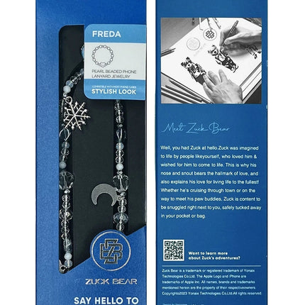 Zuckbear Freda Beaded Taşlı Universal Bileklik - Şeffaf 5