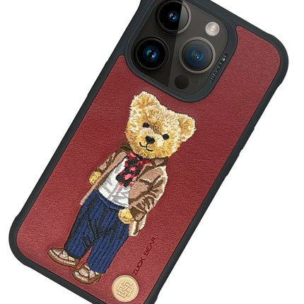 iPhone 15 Pro London Classic Kapak Kılıf - Kırmızı 2