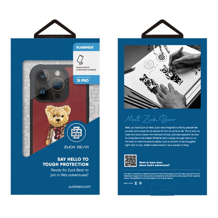 iPhone 15 Pro London Classic Kapak Kılıf - Kırmızı 7
