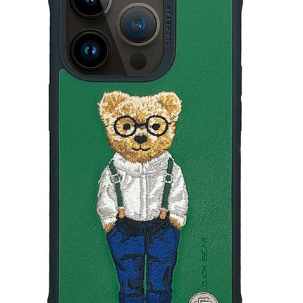 iPhone 15 Pro London Classic Kapak Kılıf - Yeşil