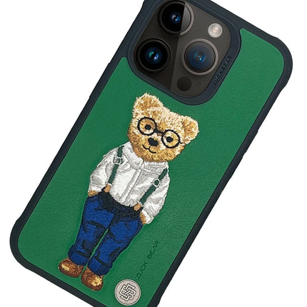 iPhone 15 Pro London Classic Kapak Kılıf - Yeşil 2
