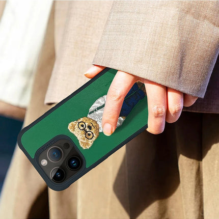 iPhone 15 Pro London Classic Kapak Kılıf - Yeşil 6