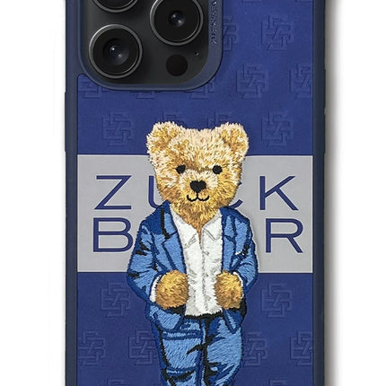 iPhone 15 Pro Paris Gentleman Kapak Kılıf - Lacivert