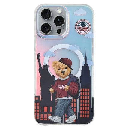 iPhone 16 Pro Darnell Frosted Laser Magsafe Kapak Kılıf - Kırmızı 2