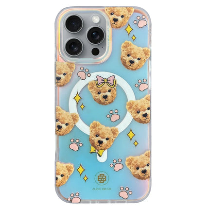 iPhone 16 Pro Darnell Frosted Laser Magsafe Kapak Kılıf - Şeffaf